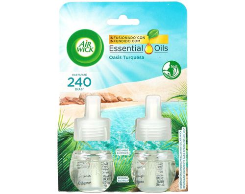 AirWick el. n�hradn� n�pl� Tyrkysov� O�za 2 x 19 ml AirWick el. n�hradn� n�pl� Tyrkysov� O�za 2 x 19 ml